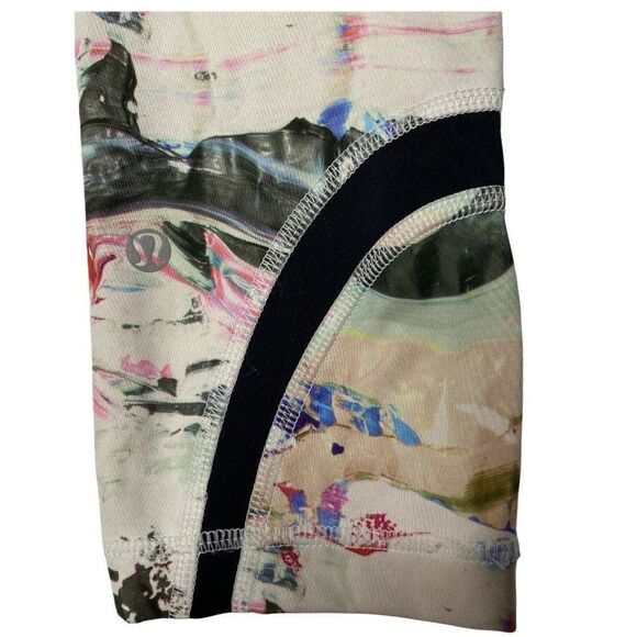 Lululemon Run Inspire Crop Pigment Wave Multi Luxtreme Size 2 21" Inseam - Picture 7 of 9
